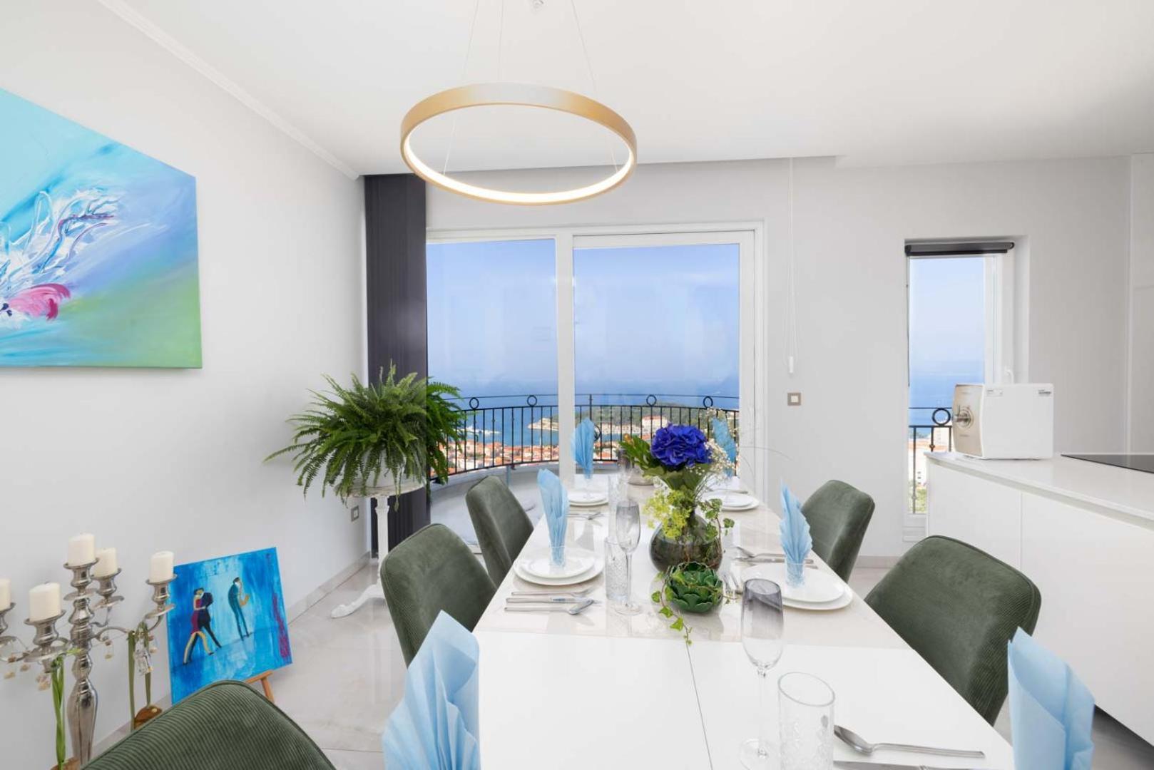 Smaragd - 150m2 - New Penthouse With Amazing Sea View, Panoramic Elevator And Shared Pool